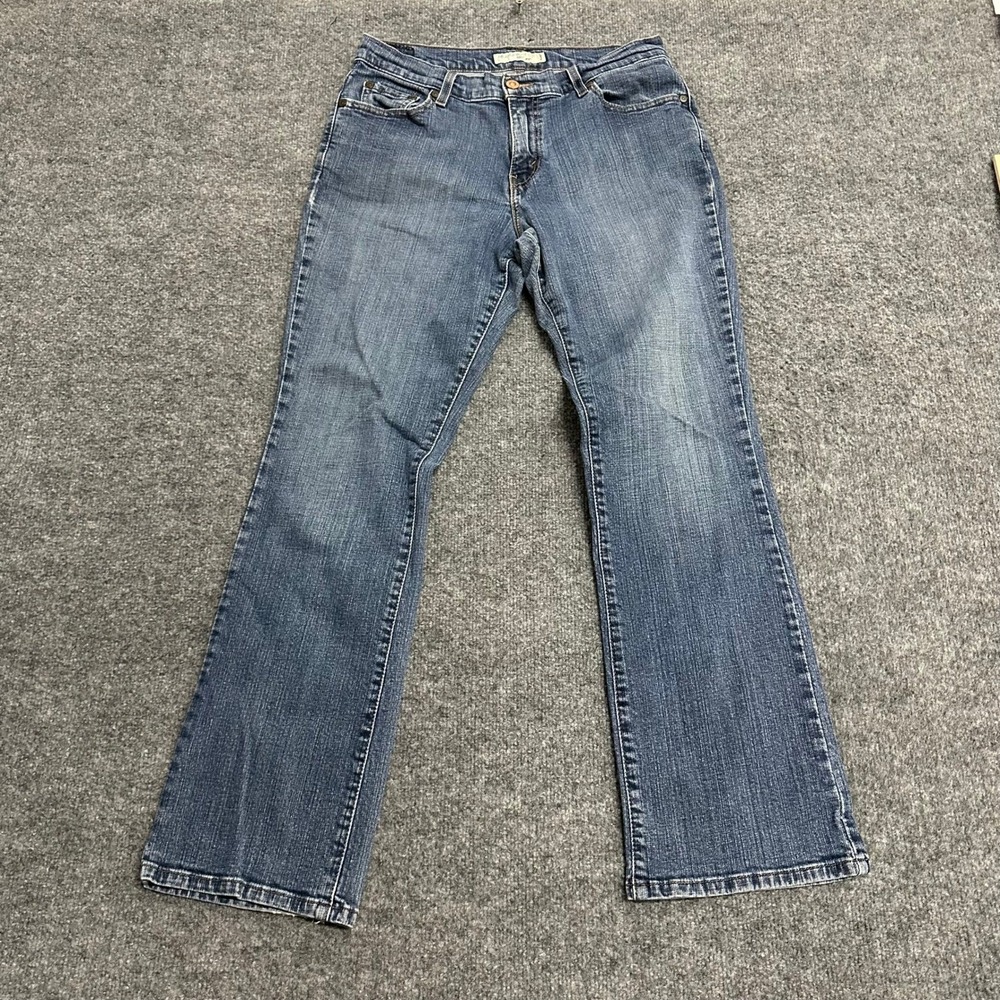 Levi's Jeans Womens Size 10 Medium Blue 550 Relaxed Boot Cut Denim Stretch Good